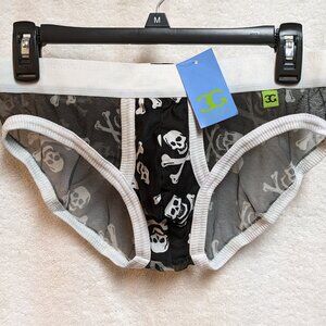 Skull & Bones mesh brief - TOXXIK by Gregg Homme 3G nwt